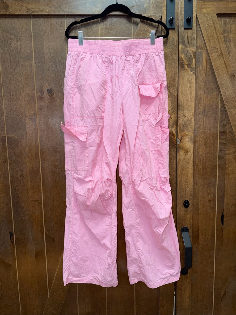 Pink cargo pants